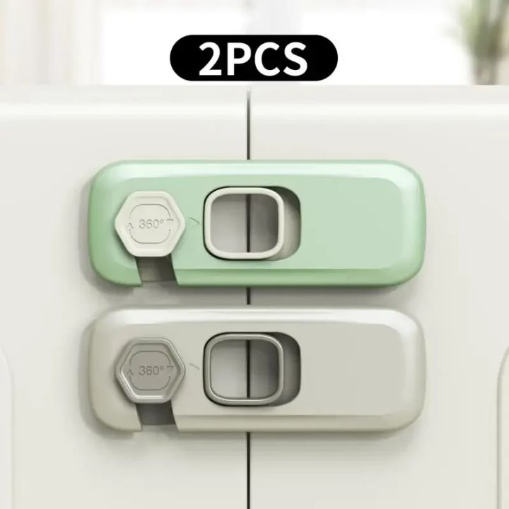 1/2/3%20PCS%20Baby%20Safety%20Locks%20Child%20Proof%20Multifunction%20Locks%20Lock%20for%20Drawer%20Cupboard%20Door%20Fridge%20Anti-pinch%20Safety%20Buckle%20-%20Image%202