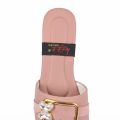 Stylish Fancy Block Heels Slippers for Women | Premium Butterfly Buckle Bridal & Party Wear Sandals for Ladies. 