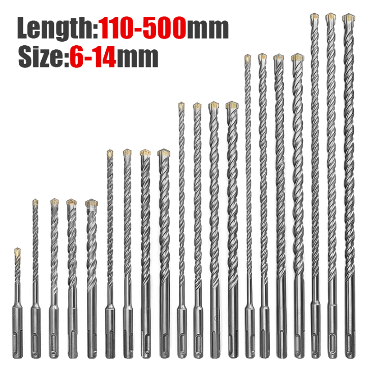 Sds Plus 4 Cutter Full Carbide Tipped Sds Max Hammer Drill Bit 10mm ...