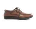 Leather medicated shoes shock absorber sole. 
