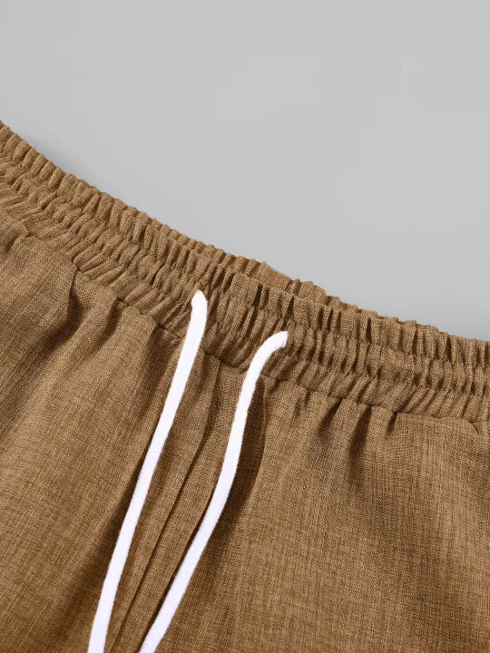 Summer%20Men's%20Cotton%20Linen%20Texture%20Stand%20Collar%20Short%20Sleeve%20Shirt%20&%20Shorts%20Casual%20Set,%20Loose%20Breathable%20Two-Piece%20Outfit%20-%20Image%205