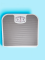 Exonovo Analog 180 Kg Max Heavy Duty White and Brown Colour Swiss Designed  Personal Weighing Weight Machine Personal Scale Slim | From Haatbazar | Haat bazar | Haatbazaar | Hatbazar. 