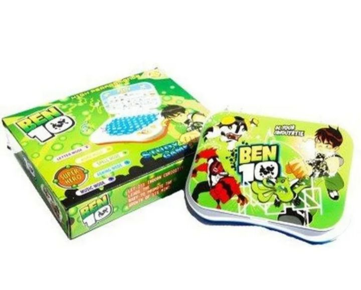 ben 10 theme kid early learning educational laptop for kids