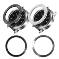 Cover for Xiaomi watch watch S3 original metal bezel black rainbow esim silver stainless steel bezel screen. 