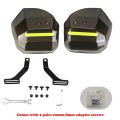 Easy to Install and Disassemble Hand Guard for Scooter Motorcycle ATV with Night Reflective Strip Wind Rain and Sun Protection. 