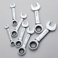 Reversible Combination Short Handle Wrench,Short Handle Combination 72-tooth Ratchet Wrench Repair Tool. 