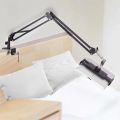 Phone holder stand iPad stand tablet clamp table clamp adjustable bed 360 degree retractable. 