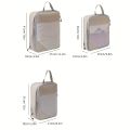 3-piece travel compression packing cube, travel bag luggage organizer travel essentials carry-on luggage compression cube.