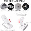 USB Rechargeable Book Reading Light Lamp, Portable Clip-On Led Reading Light, 3 Amber Colors & 3 Brightness Dimmable, Perfect For Book Lovers.