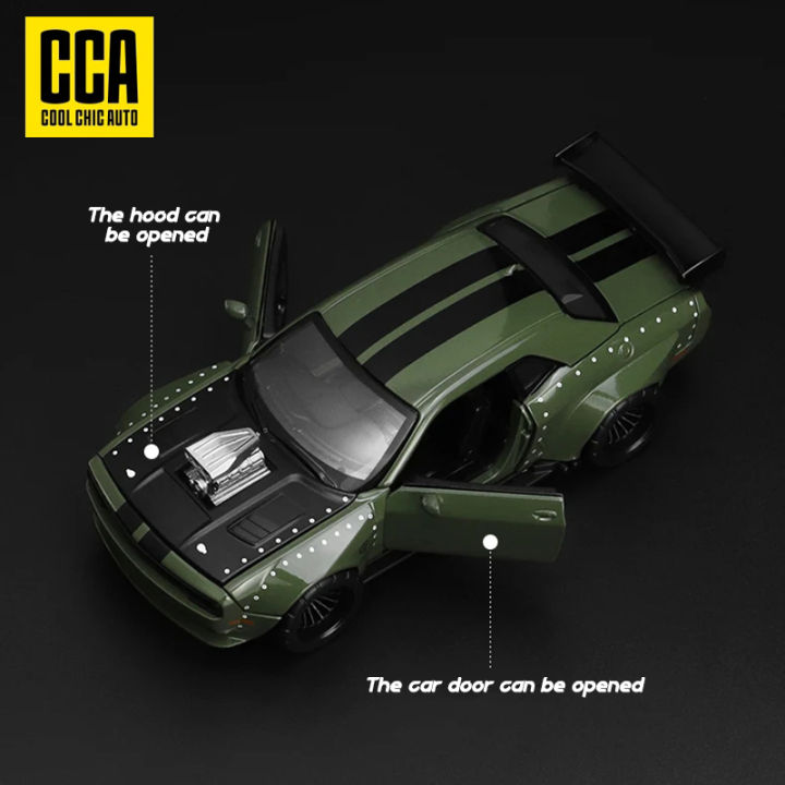CCA%20MSZ%201:36%20Dodge%20Challenger%20Modified%20Car%20Sports%20Car%20Replacement%20Model%20Children's%20and%20Boys'%20Toy%20Car%20Collection%20Ornament%20-%20Image%206