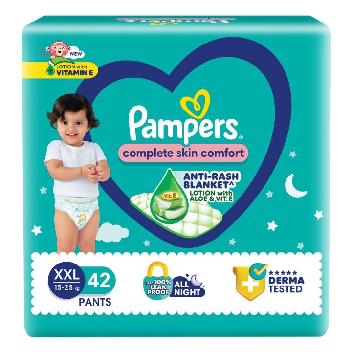 Pampers Diapers Baby Pants - XXL 42 pcs