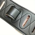 Leather Guitar Strap 2.36" Width Double Side Wear Adjustable Strap from 46.47" to 53.54" for Electric, Acoustic, Bass Guitars. 