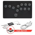 Flatbox Original Arcade Controller For PC Pico GP2040-CE Hot Swappable Mini Hitbox Keyboard For PS4/PS3/Steam/Mister/Switch. 