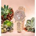 Stainless Steel Luxury Ladies Watch Quartz Analog Business Chain Casual Wrist Dial. 
