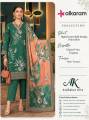 Women's 3 Piece Digital Printed Linen Suit With Same Printed Linen Dupatta and Dyed Trouser. 