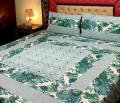 Embroidered Patch Work King Size BedSheet - High Quality - Cotton Double Bedsheet Embroided. 