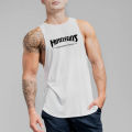 Men's Sweat-Absorbent Cooling Fitness Cotton Vests Comfortable Casual Sports Sleeveless T-Shirt Gym Bodybuilding Muscle Clothing.