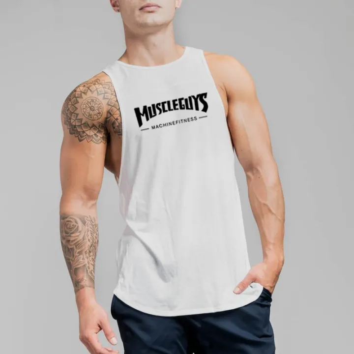 Men's%20Sweat-Absorbent%20Cooling%20Fitness%20Cotton%20Vests%20Comfortable%20Casual%20Sports%20Sleeveless%20T-Shirt%20Gym%20Bodybuilding%20Muscle%20Clothing%20-%20Image%207