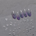 1PC 5D Korean Bronzing Nail Stickers Japanese Gold Silver Star Moon Luxury DIY Nail Art Decoration Decals Manicure Accessories.