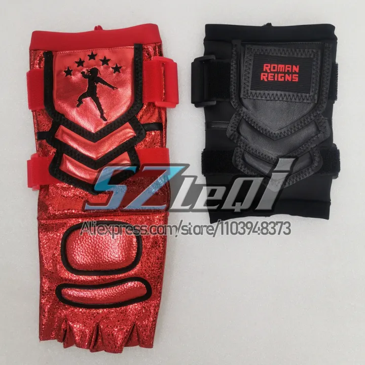 Premium%20Red%20Gold%20Motorcycle%20Gloves%20Set%20For%20Roman%20Reigns%20With%20Sponge%20Gloves%20Weight%20Lifting%20Wrestling%20Outdoor%20Sports%20Gauntlet%20Sets%20-%20Image%205