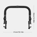 Baby stroller armrest Stroller Bumper Bar Adjustable Angle Armrest Handle Pushchair Front Bumper Bar Handlebars Crossbar Accesso.