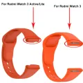 WatchBand Strap For Redmi Watch 3 Original SmartWatch Band Silicone WristBand Bracelet For Xiaomi Redmi3 Accessories Belt Correa. 