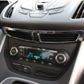 Car Air Conditioning Outlet Decoration Cover for Ford Kuga Escape 2013 2014 2015 2016 2017 Chrome Trim Sticker Modification.