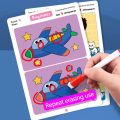 64 Pages Find The Difference Puzzle Game Erasable and Rewritable Focus and Observational Training Brain Development. 