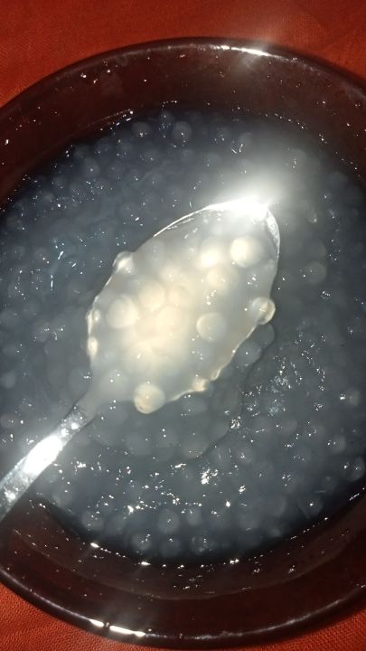 Transparent Sabu dana seed 500 gram.ginal Transparent Imported  from palm tree. keistal sabudana for baby.