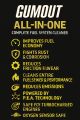 GUMOUT ALL IN ONE COMPLETE FUEL SYSTEM CLEANER. 