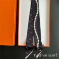 Korean Versatile Chain Tassel High Quality Mulberry Silk Twill Silk Ribbon Wrapping and Binding Bag Handle Ribbon Small Scarf. 