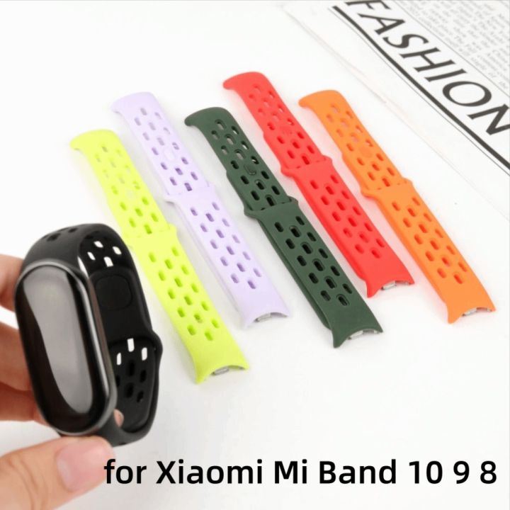 For Xiaomi Band 8,9,10 Sport Breathable Smart Watch band Replacement Bracelet for Xiaomi MiBand 8 9 10 Strap