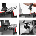 Motorcycle Phone Holder Handlebar Stand Bike Rear View Mirror Mount Extender Security Quick Lock Support Telephone Stand. 