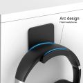 Universal Headphone Stand Adhensive Plastic Wall Mount Hanger Under Desk Headset Rack Holder Support for Gaming Earphone Bracket.