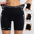 Flarixa 1/2/3PCS Ice Silk Safety Shorts Women High Waist Anti Chafing Thigh Panties Invisible Pants Under Dress Yoga Boxer Black. 