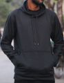 Black Hoodie, premium quality solid black hoodie, sweater, winter mens jacket.