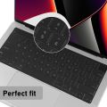 TPU Black Crystal Keyboard Film American Layout Notebook Keyboard Protective Film Waterproof, Anti Fouling, Dustproof Cover. 
