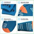 12 pairs of 0-7 years old boys' fun dinosaur anti-slip mid-calf socks, with a little  sole indoor antislip, comfortable. 