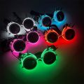New Cool Cyberpunk Style Glasses Glowing Party Decor Luminous LED Sunglasses Lighting Up Bar Rave Music Dancing Party.