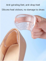 1Pair Heels Grips Silicone Heel Stickers for Women Men Anti Slip Heel Cushions Non-Slip Inserts Pads Foot Heel Care Protector freshfeet.