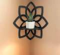 Pack of 3 Flower Shaped Wall Shelf, Corner Wall Shelf, Wooden Wall Shelf, Wall Mounted Corner Rack, Room Decoration Items, Wall Shelf , Wall Decoration Items, Home Decoration Items. 