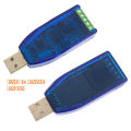 Industrial USB To RS485 RS232 Communication Module Bidirectional Half Duplex Serial Line CH340 Converter TVS Protection. 