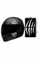 Sticker Premium Matte Vinyl Motorcycle Helmet Decals - Scratch-Resistant & Durable, Customizable,. 