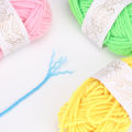 QJH Children's 12-Color Yarn 10g Each for DIY Material Package Kindergarten Making Doll Doll Knitting Beginners by Handcrafts. 
