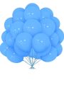 Rice Ceremony Decorations Items -  Baby Annaprashan Decoration Items, Rice Ceremony Foil Banner, Light Blue And Dark Blue Balloons, Silver And Blue Curtain, Rice Feeding Ceremony Decoration. 