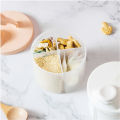 Portable milk powder packing box rotary multi-purpose four-cell packing box easy to disassemble and easy to clean. 