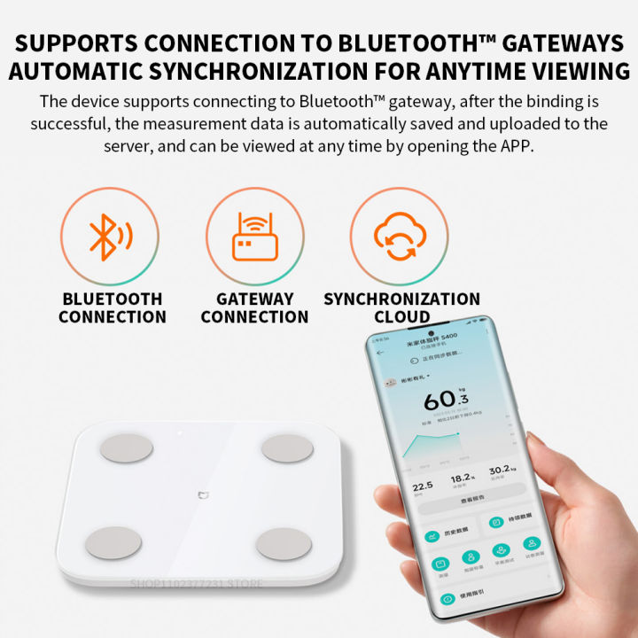 %20Mijia%20Body%20Fat%20Scale%20S400%20Bluetooth%205.0%20LED%20Display%20Weight%20Dual%20Frequency%20Accurate%20Measurement%20Weight%20Scale%20-%20Image%205