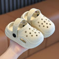 2026 Kids Sandals Hole Children's Shoes Slippers Soft Anti-Skid Simple DIY Design Hole Baby Shoes Sandy Beach For Boys Girls. 