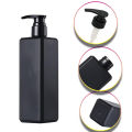 4Pcs/Set Plastic 500ml Empty Square Bottle Hand Wash Soap Dispenser Liquid Shampoo Pump Container Shower. 