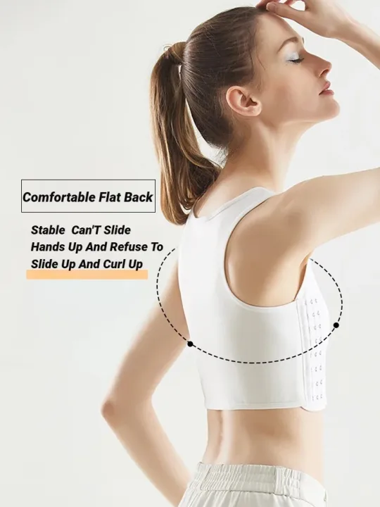 Women%20Breathable%20Chest%20Breast%20Binder%20Side%20Buckle%20Short%20Vest%20Tops%20Underwear%20Tank%20Wireless%20Wrap%20Bandages%20Flat%20Tomboy%20Seamless%20-%20Image%205